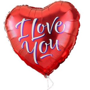 Фольгована гелієва кулька "I Love You"